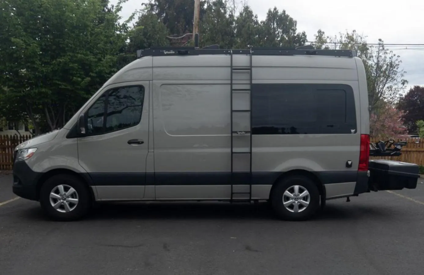 Kemp 2022 Mercedes Campervan With Electric Bikes Las Vegas